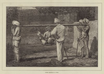 Native travelling in India by Felix Regamey